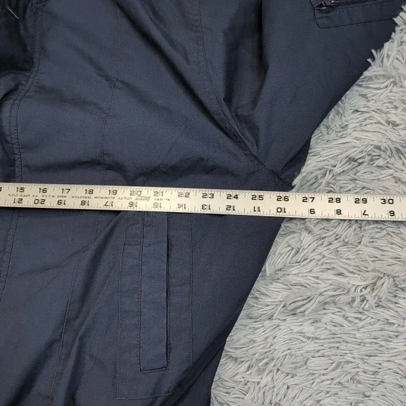 Vintage London Fog Jacket Mens Blue L Pockets Sport Zip Up Comfort Casual - Picture 3 of 13